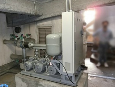 「埼玉県某商業施設」シネマポンプ更新工事　施工後画像